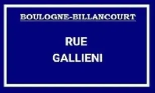 Rue Gallieni à Boulogne-Billancourt