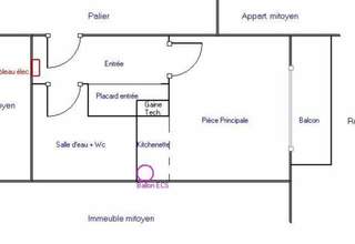 Studio, 81 rue de Bellevue