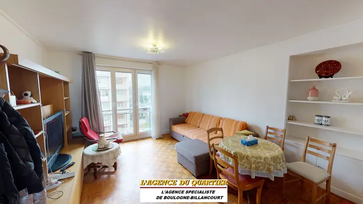 Appartement 3 pièces, square du Pont de Sèvres